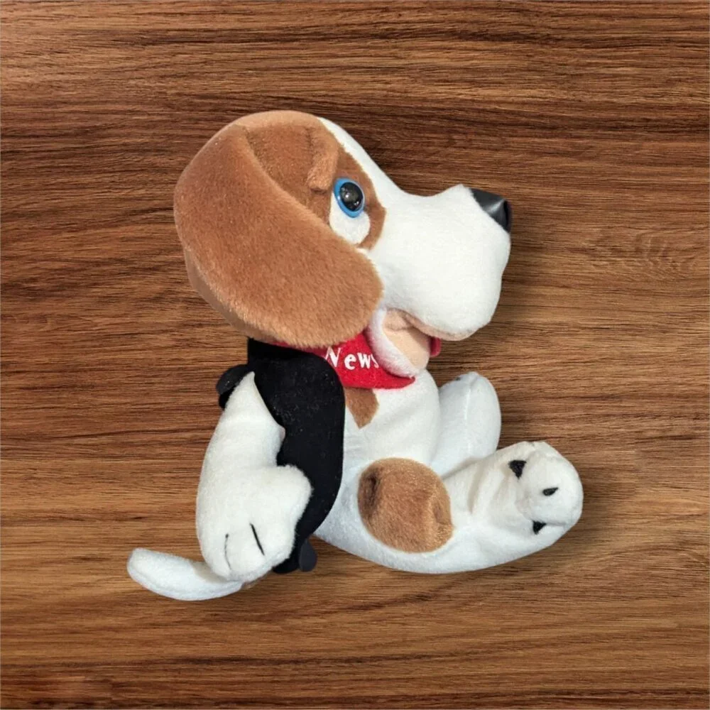 News Channel 5 Plush Dog Toy News Hound‎ Official Mascot 2000 Marfac